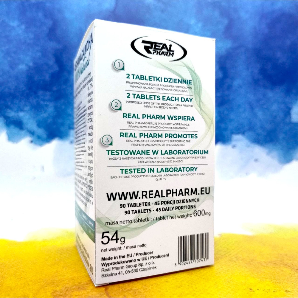 Real Pharm Ashwagandha 100% Natural 90 таблеток