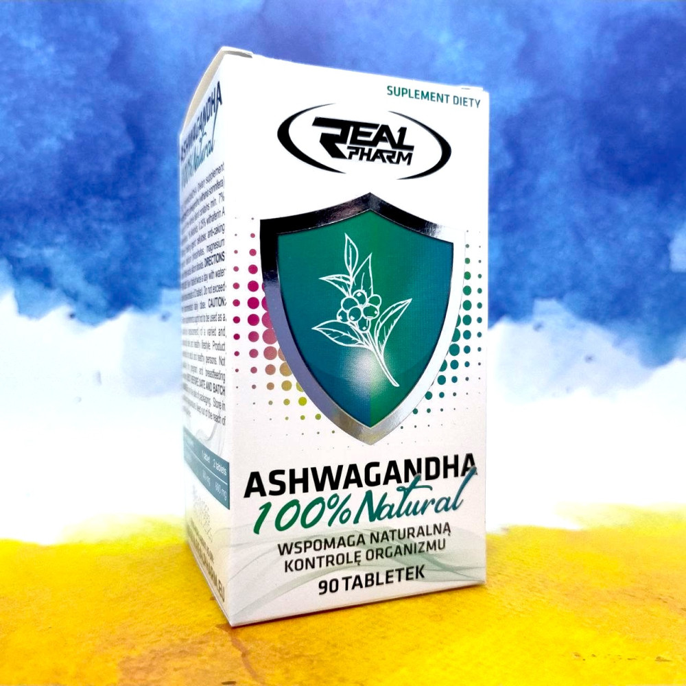 Real Pharm Ashwagandha 100% Natural 90 таблеток