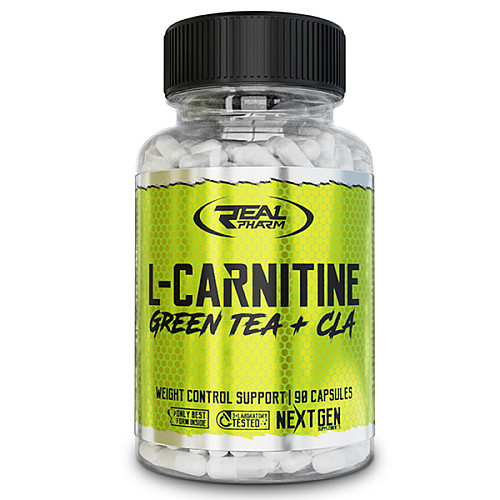 Фото Real Pharm L-Carnitine Green Tea + CLA 90 капсул