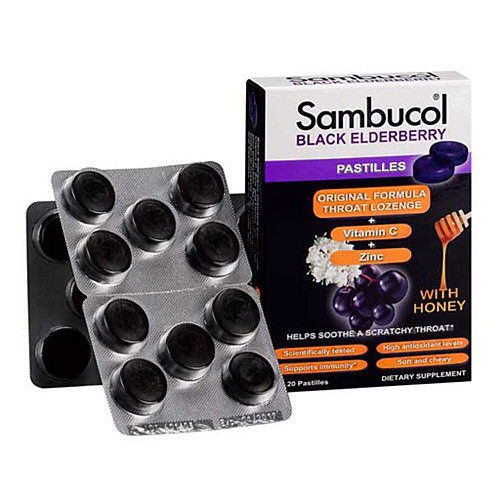 Фото Sambucol Immuno Forte Pastilles 20 пастилок
