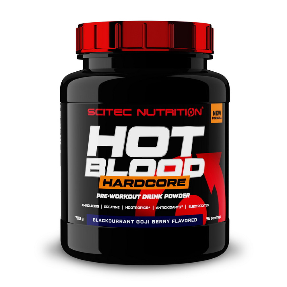 Scitec Nutrition Hot Blood Hardcore 375 грам 700 грам, Orange (апельсин)