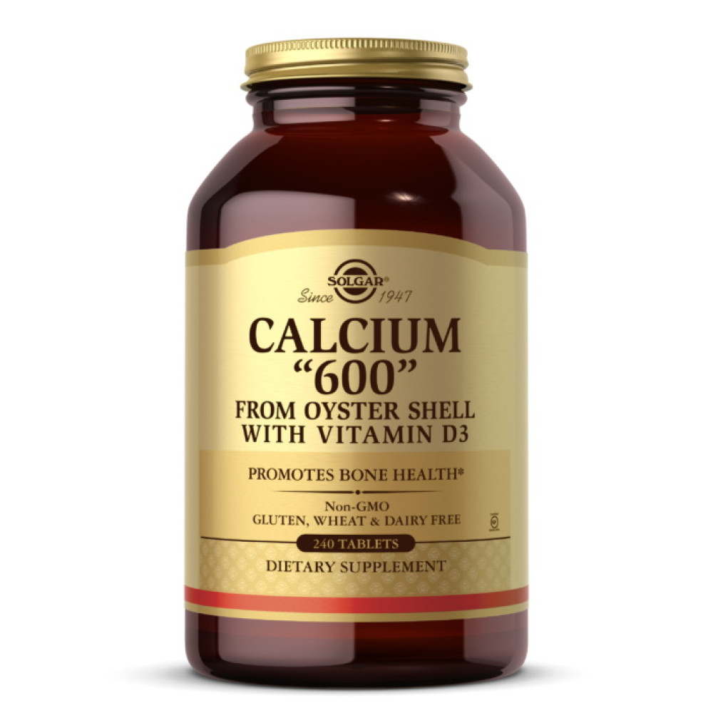 Solgar Calcium 600 From Oyster Shell with vitamin D3