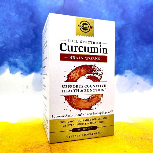 Фото Solgar Curcumin Brain Works 90 капсул