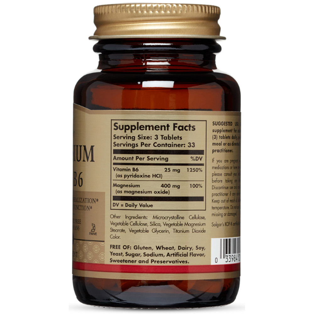 Solgar Magnesium with Vitamin B6