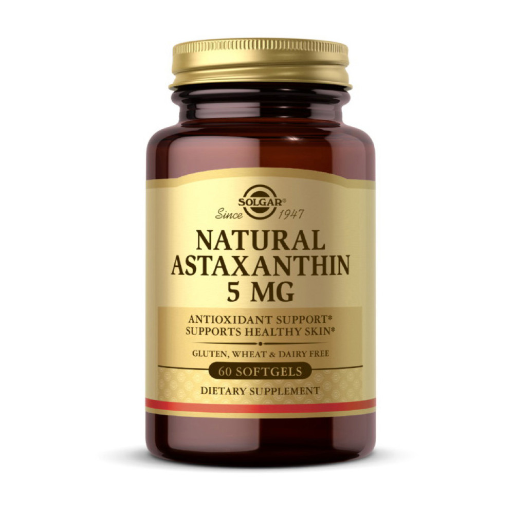 Solgar Natural Astaxanthin 5 mg 60 софт капсул