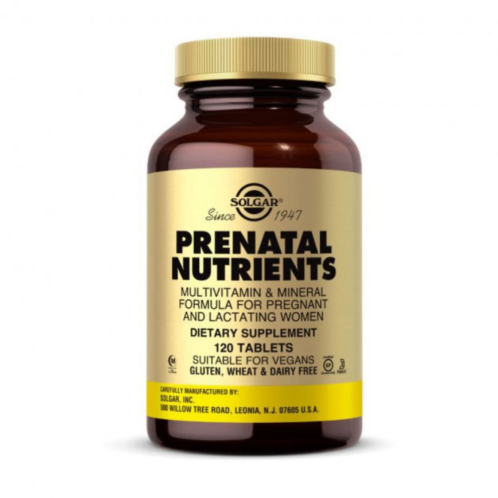 Solgar Prenatal Nutrients 120 таблеток