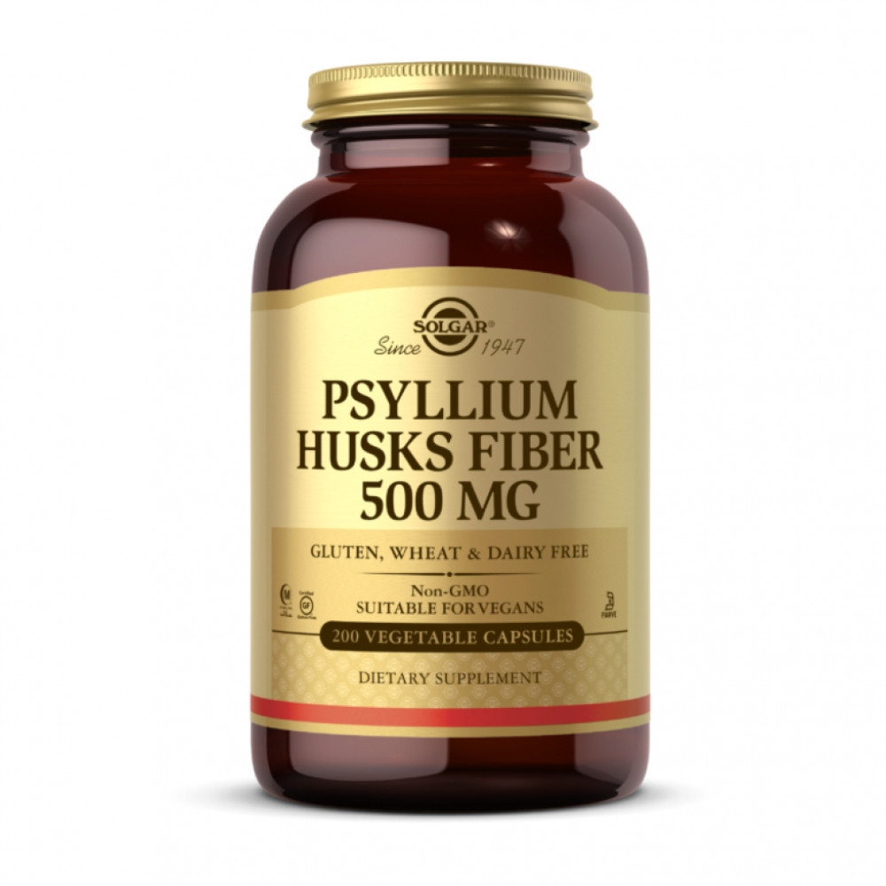 Solgar Psyllium Husk Fiber 500 mg 200 капсул