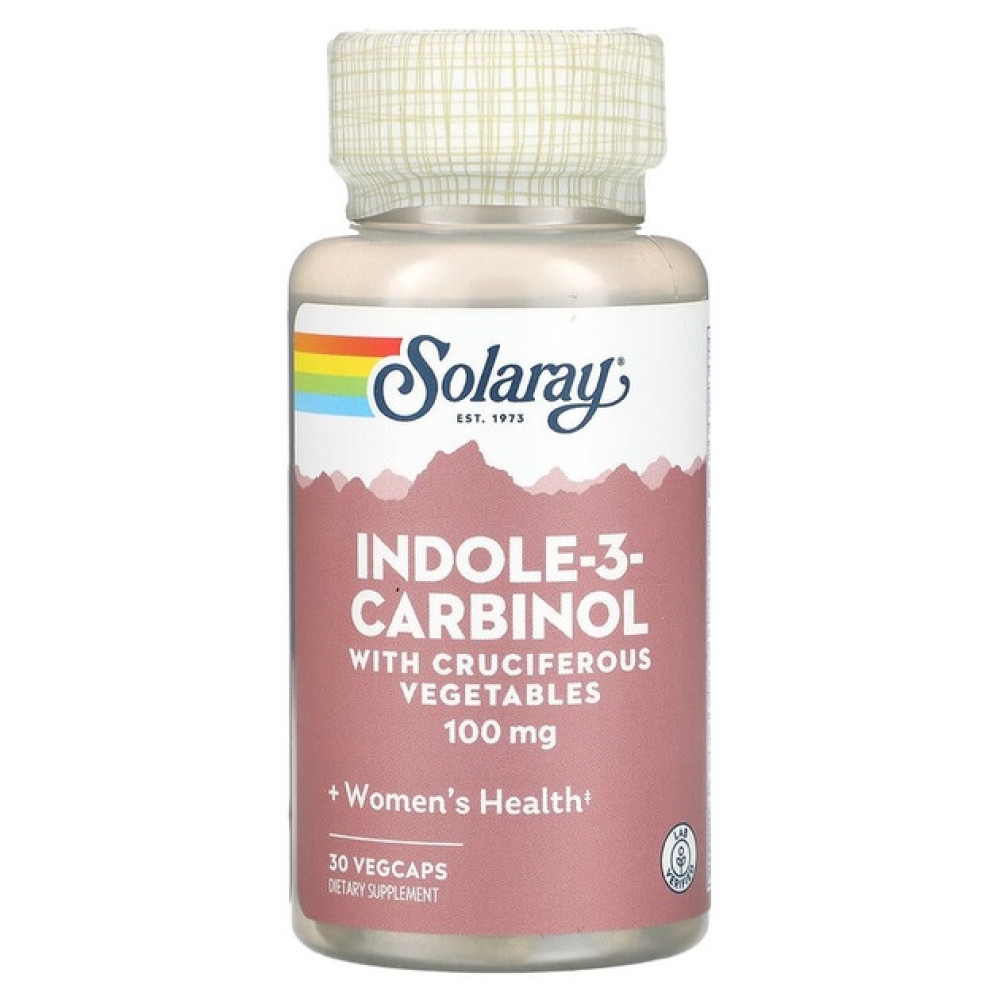Solaray Indole-3-Carbinol 100 mg 30 капсул