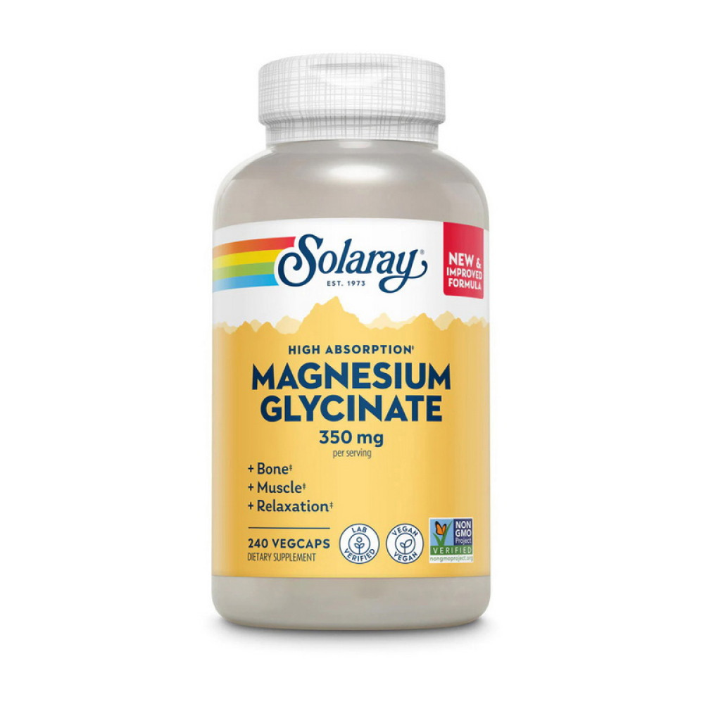Solaray Magnesium Glycinate 350 mg