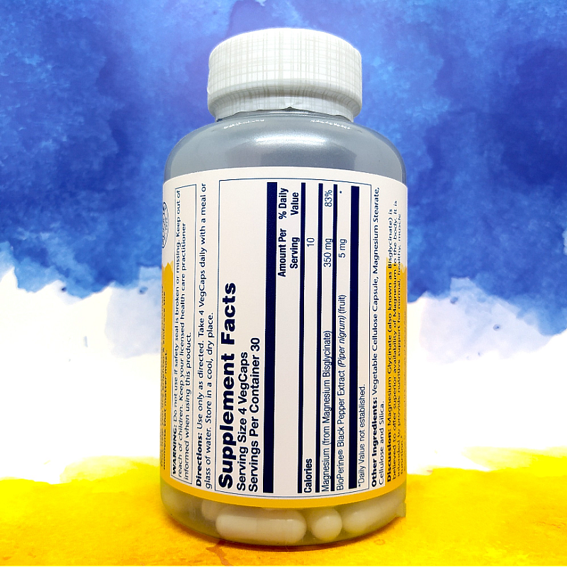 Solaray Magnesium Glycinate 350