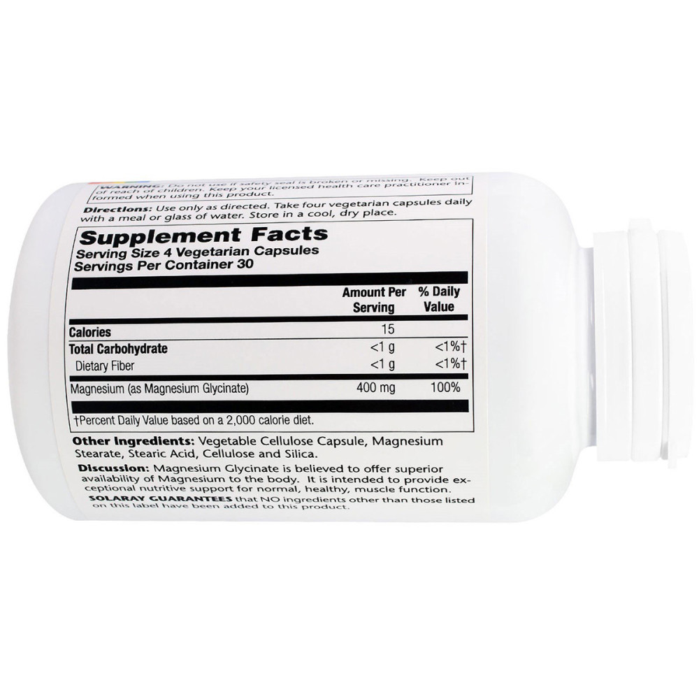 Solaray Magnesium Glycinate 350 mg