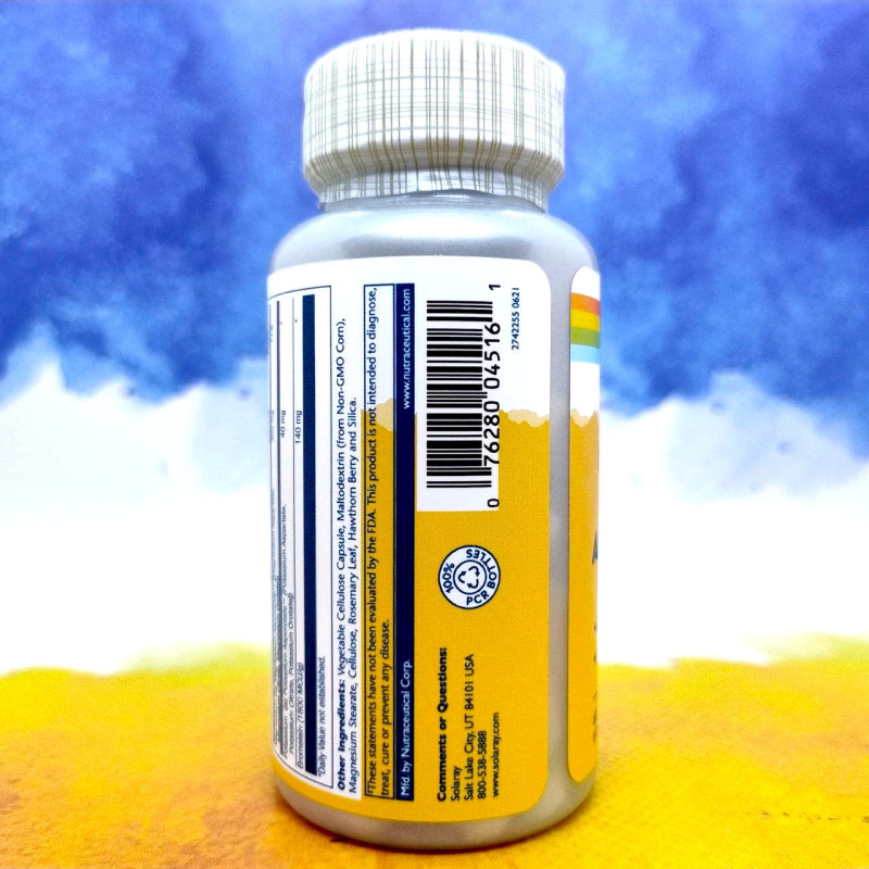 Solaray Magnesium Potassium Asporotates 60 капсул