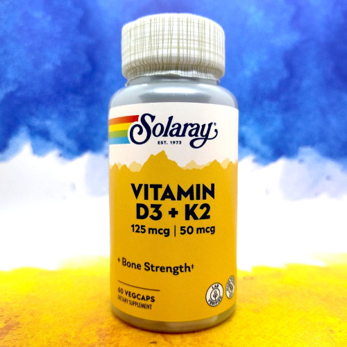 Фото Solaray Vitamin D3+K2