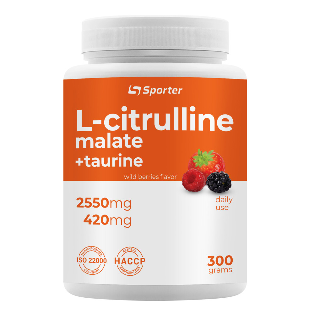 Sporter L - citrulline malate 300 грам