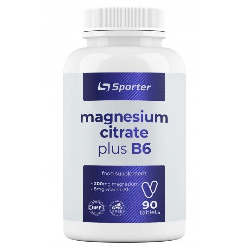 Фото Sporter Magnesium + B6 90 таблеток