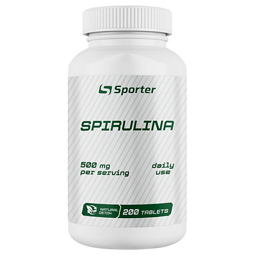 Фото Sporter Spirulina 200 таблеток