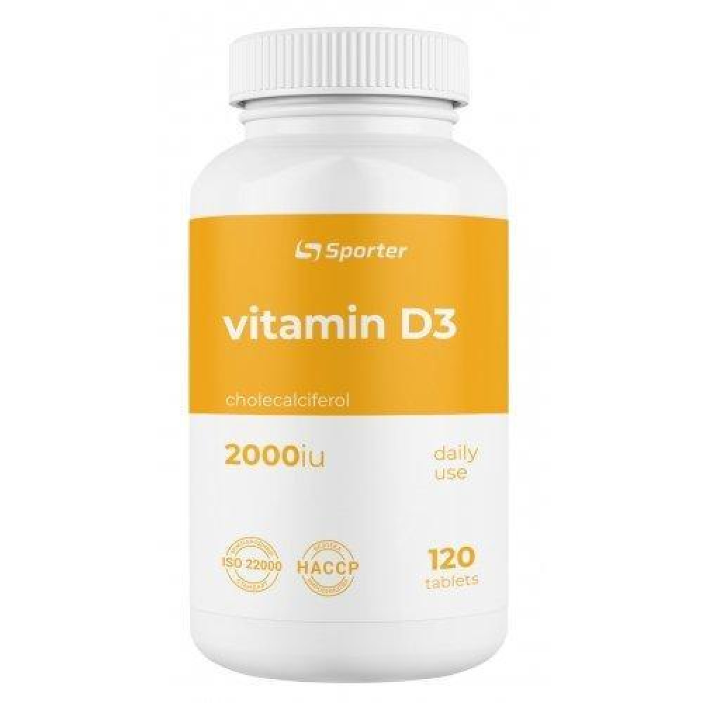 Sporter Vitamin D3 2000 MО 90 капсул
