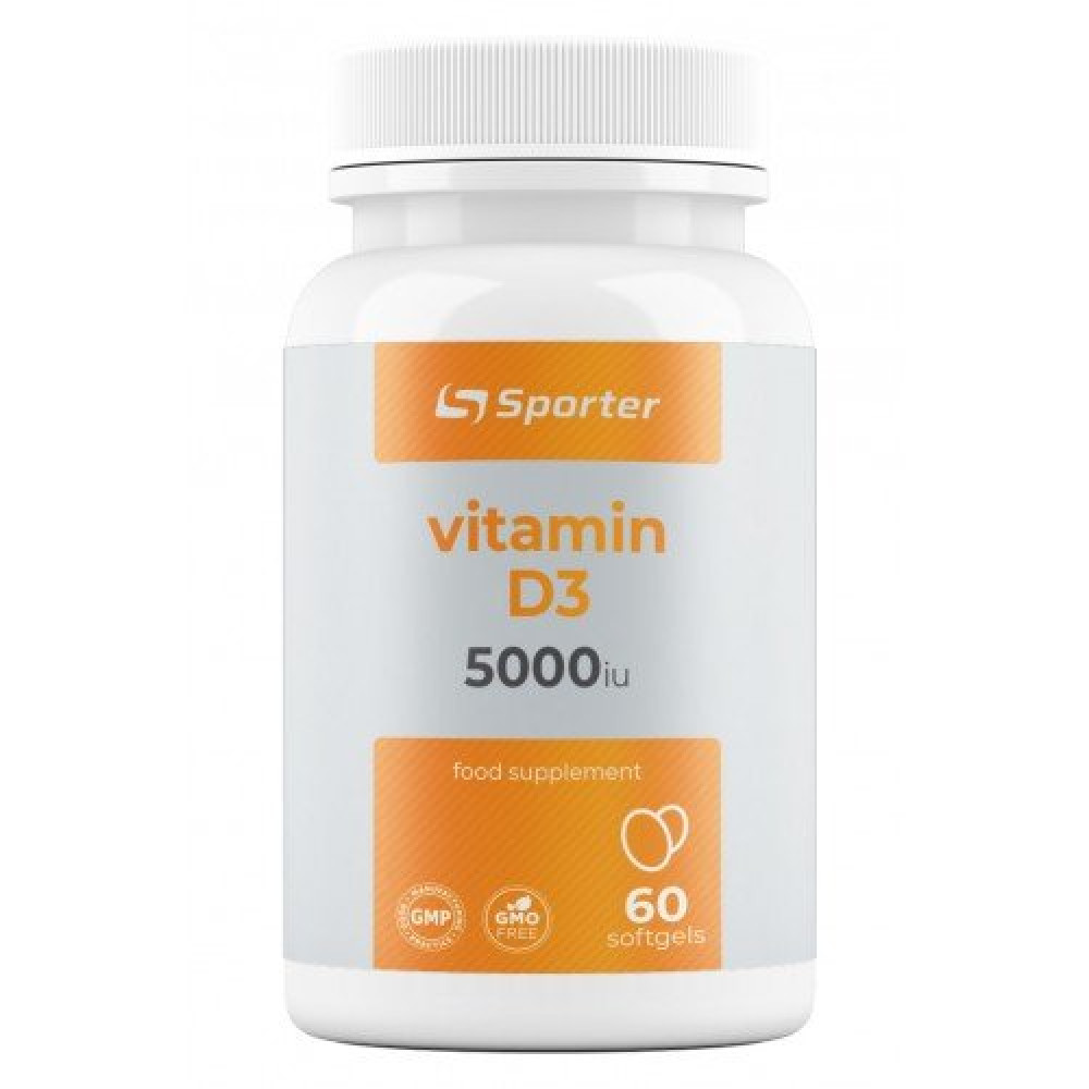 Sporter Vitamin D3 5000 MО 60 капсул