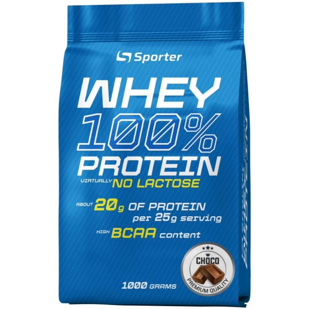 Sporter Whey 100% Protein No Lactose 1000 грам