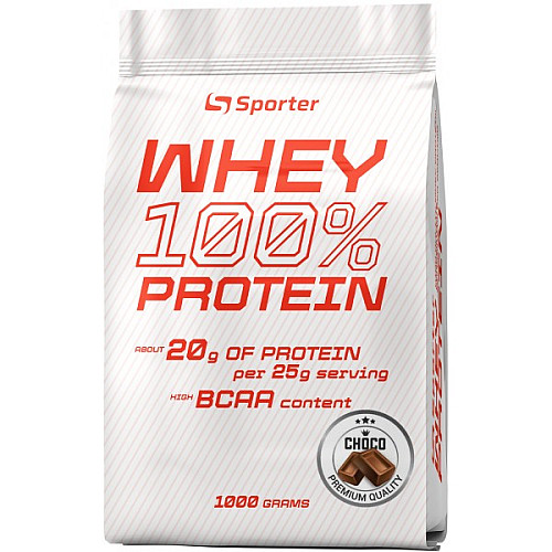 Фото Sporter Whey 100% Protein 1 кг