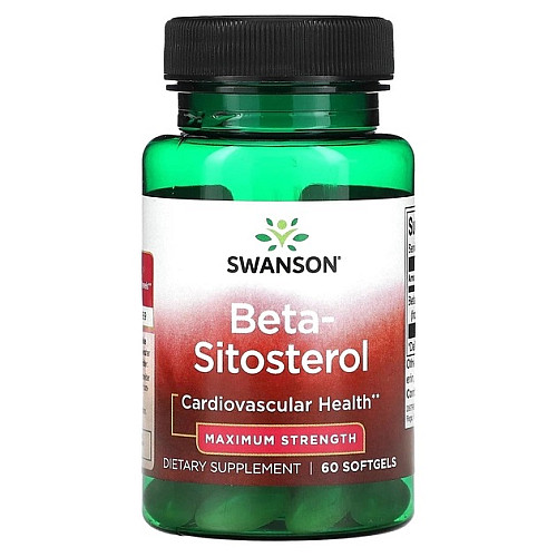 Фото Swanson Beta-Sitosterol Maximum Strength 160 mg 60 капсул