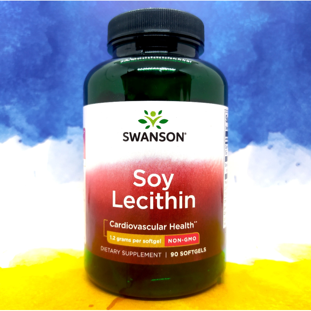 Swanson Soy Lecithin 1200 mg 90 капсул