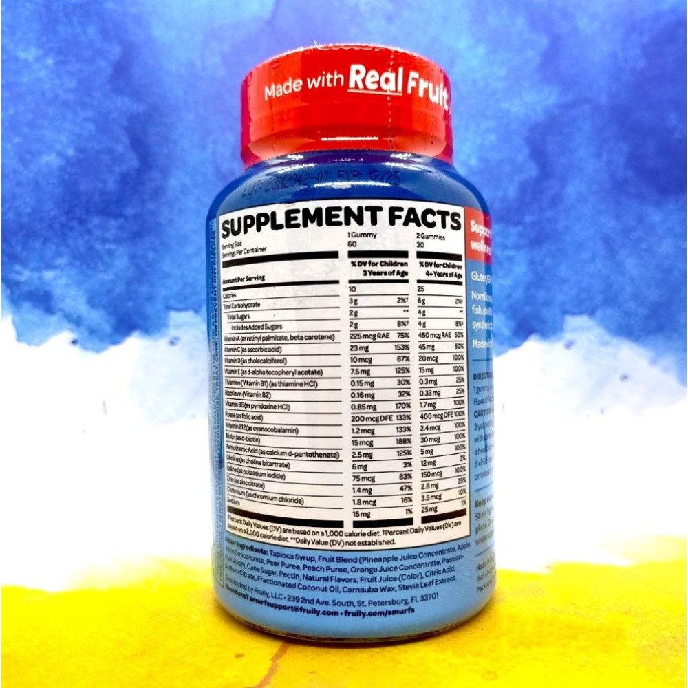 The Smurfs Kids Gummy Multi-Vitamin 60 желейок