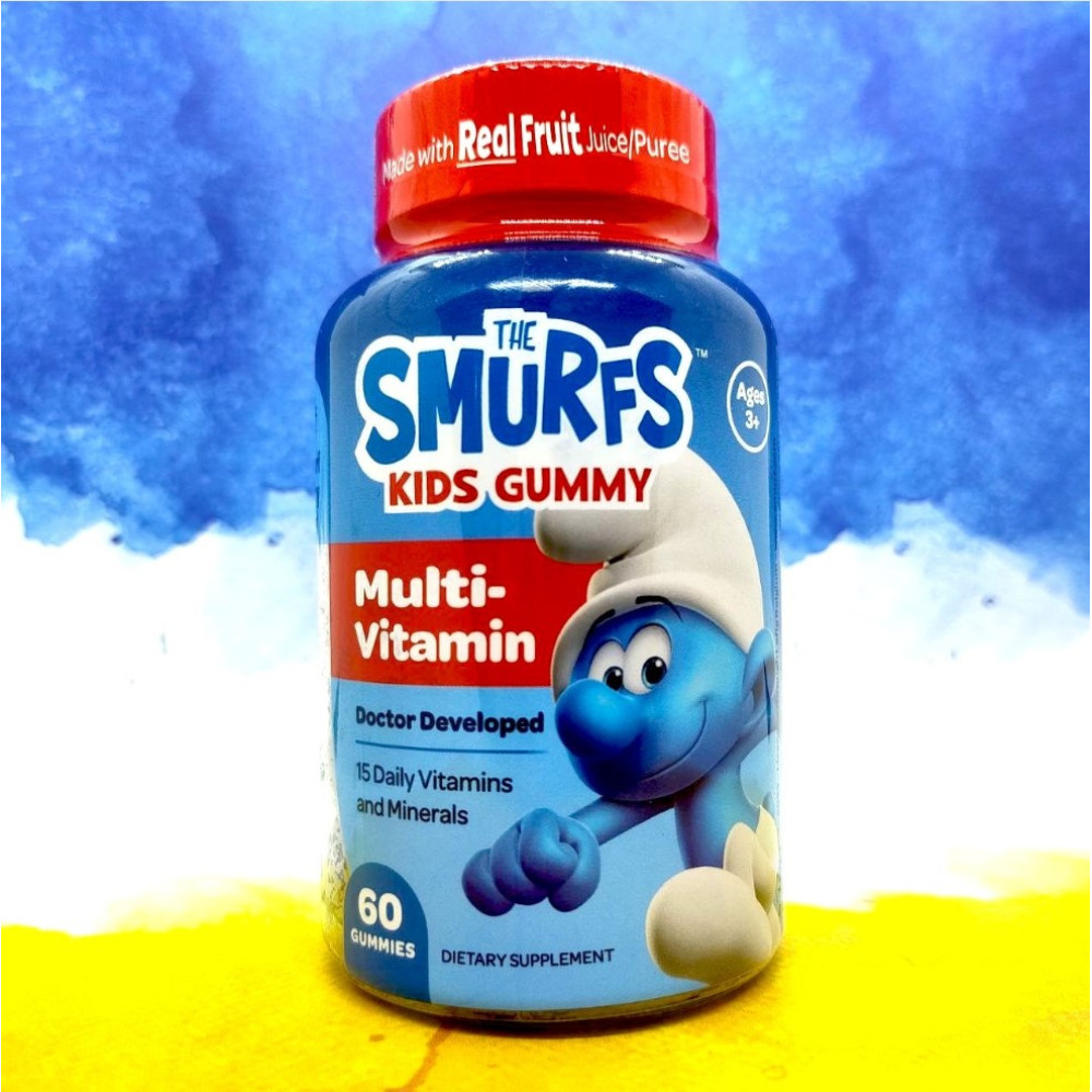 The Smurfs Kids Gummy Multi-Vitamin 60 желейок