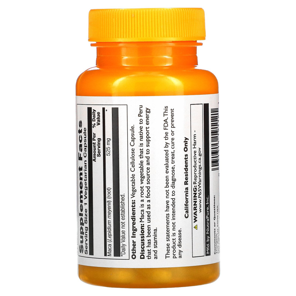 Thompson Maca 525 mg 60 капсул