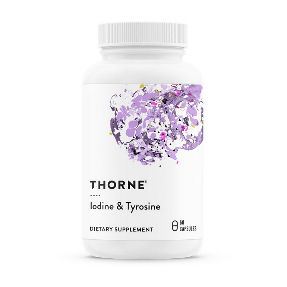 Thorne Research Iodine & Tyrosine 60 капсул