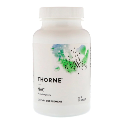 Фото Thorne Research NAC N-Acetyl Cysteine 500 mg 90 капусл