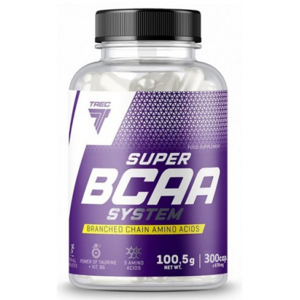 Trec Nutrition Super BCAA System 300 капсул