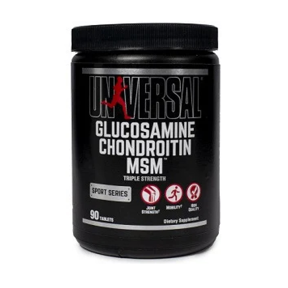 Universal Nutrition Glucosamine Chondroitin MSM 90 таблеток