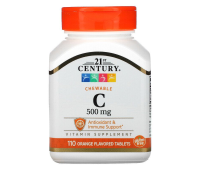 21st Century Chewable C Orange Flavor 500 mg