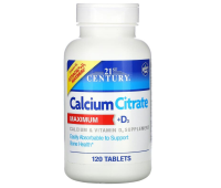 21st Century Calcium Citrate Maximum + D3