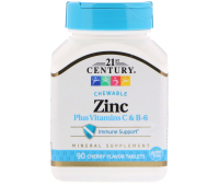 21st Century Zinc Chewable Cherry Flavored