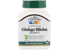 21st Century Ginkgo Biloba Extract Standardized