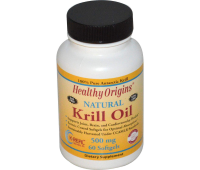 Healthy Origins Krill Oil Natural Vanilla Flavor 500 mg