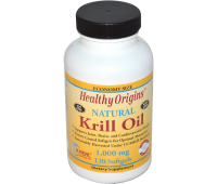 Healthy Origins Krill Oil Natural Vanilla Flavor 1000 mg