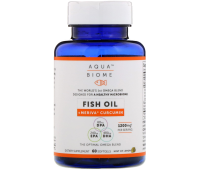 Enzymedica Aqua Biome Fish Oil + Meriva Curcumin Lemon Flavor