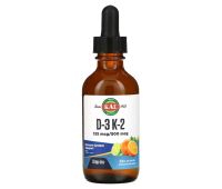 KAL Vitamin D-3 K-2 Drop Ins Natural Citrus Flavor