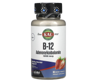 KAL B-12 Adenosylcobalamin Strawberry 1000 mcg