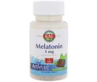 KAL Melatonin Chocolate Mint Natural Flavor 1 mg