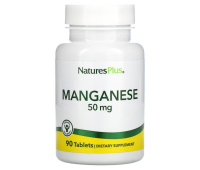 Natures Plus Manganese 50 mg