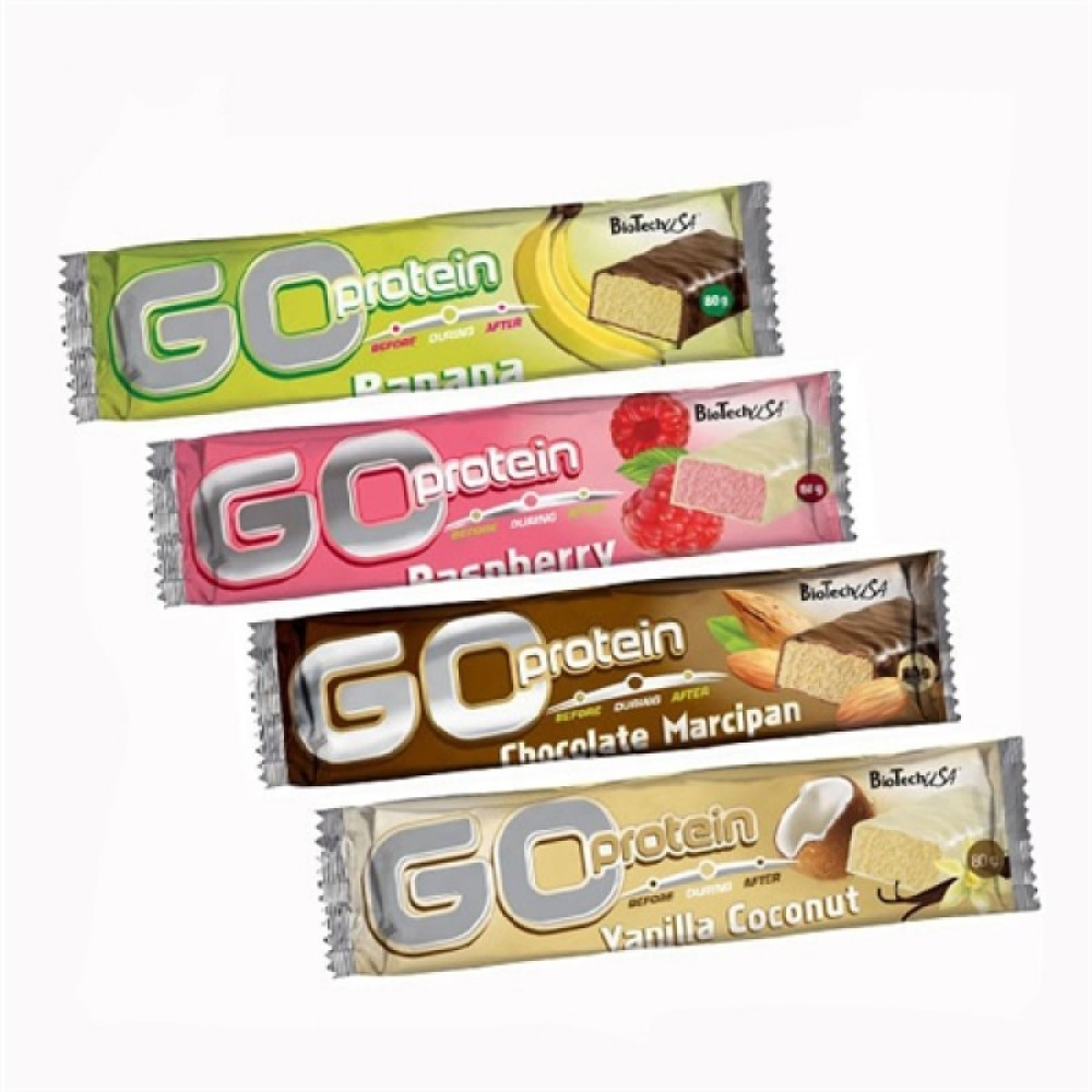 Biotech USA Go Protein Bar, протеїнові батончики