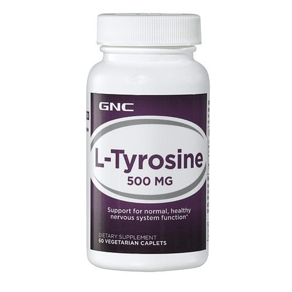 GNC L-Tyrosine 500 mg, тирозин