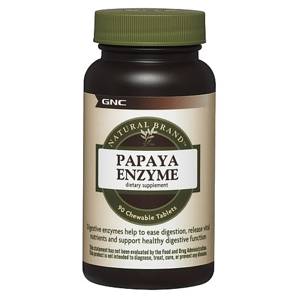 GNC Papaya Enzyme, ферменти