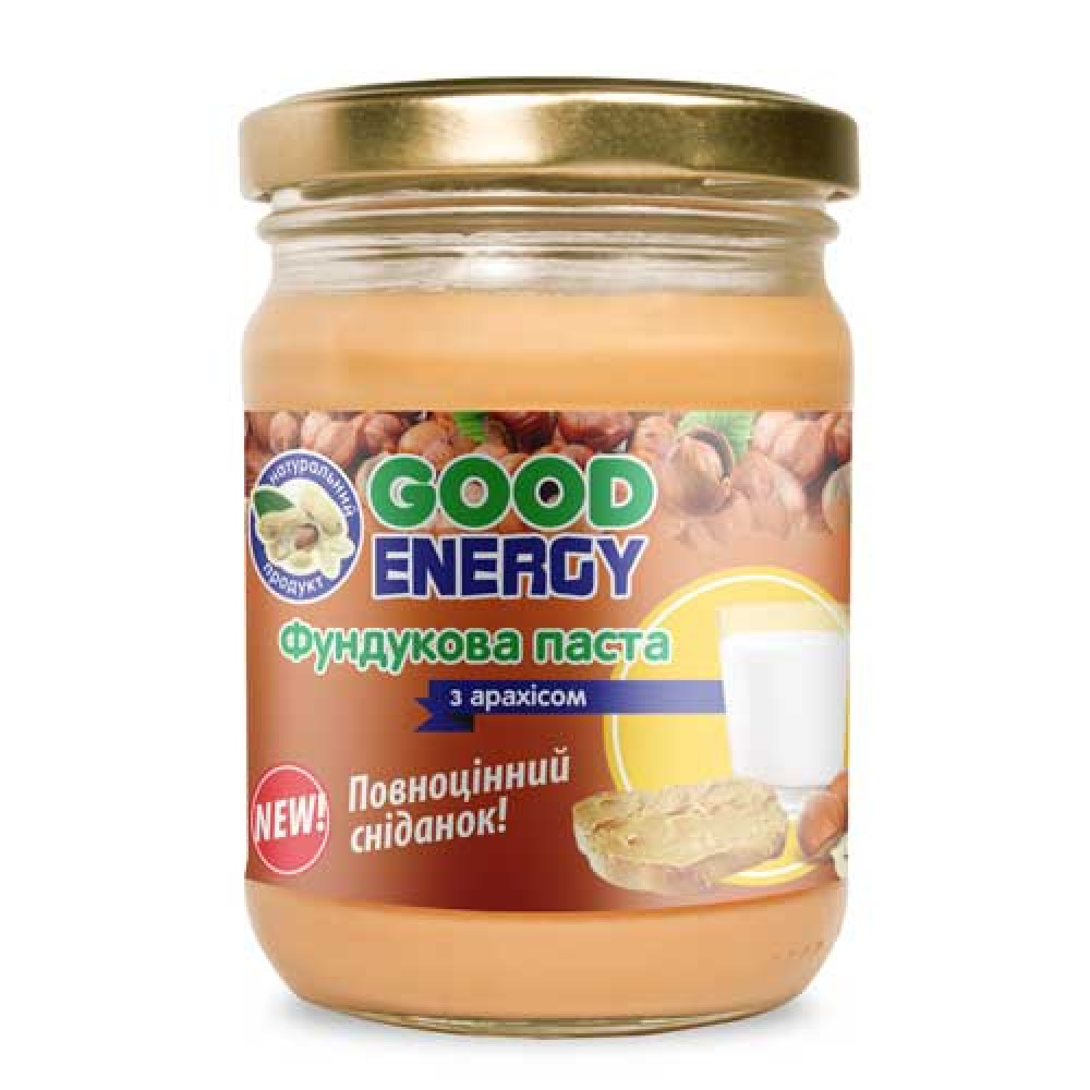 Good Energy, фундукова паста з арахісом