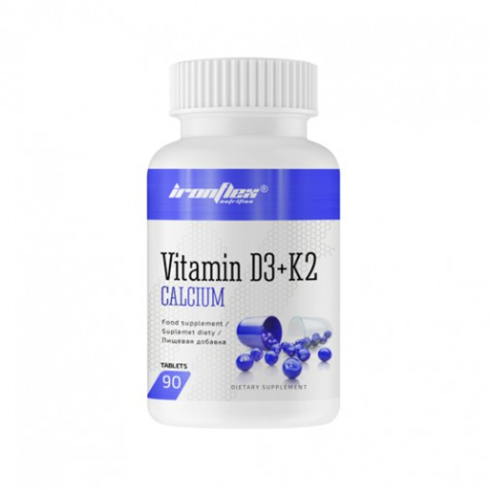 Ironflex Vitamin D3 + K2 Calcium 90 таблеток