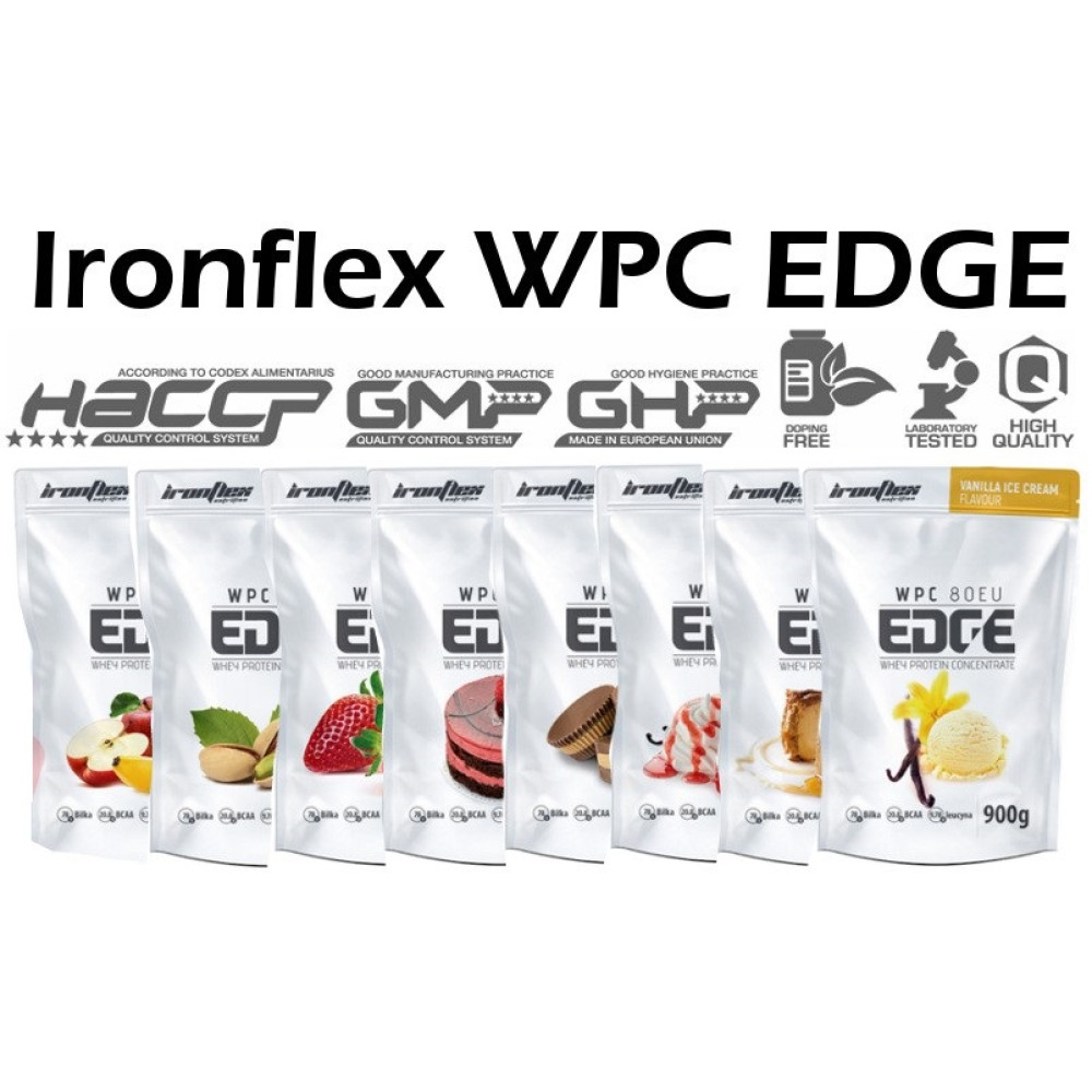 Протеїн IronFlex WPC 80eu EDGE 100% Whey Proteine